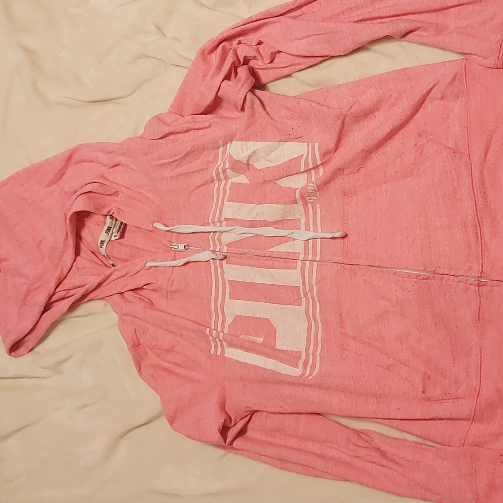 Large pink "PINK" Hoodie